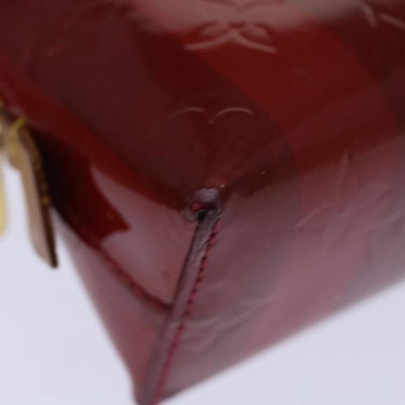 LOUIS VUITTON Vernis Rayure Pochette Cosmetic Pomme D'amour M91721 LV Auth 70046 - Picture 7 of 16